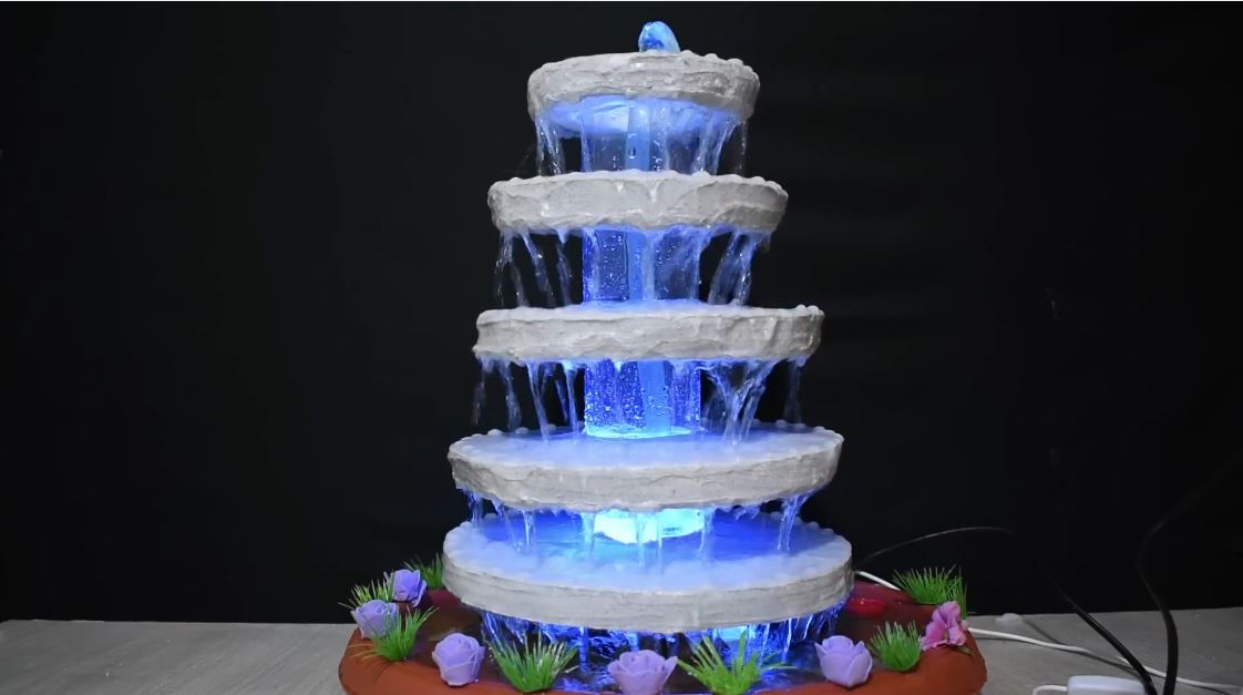 Tabletop Fountain 4 STORY