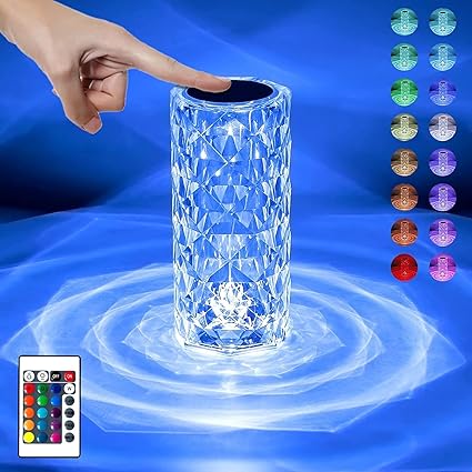RGB Crystal Touch Table Lamp