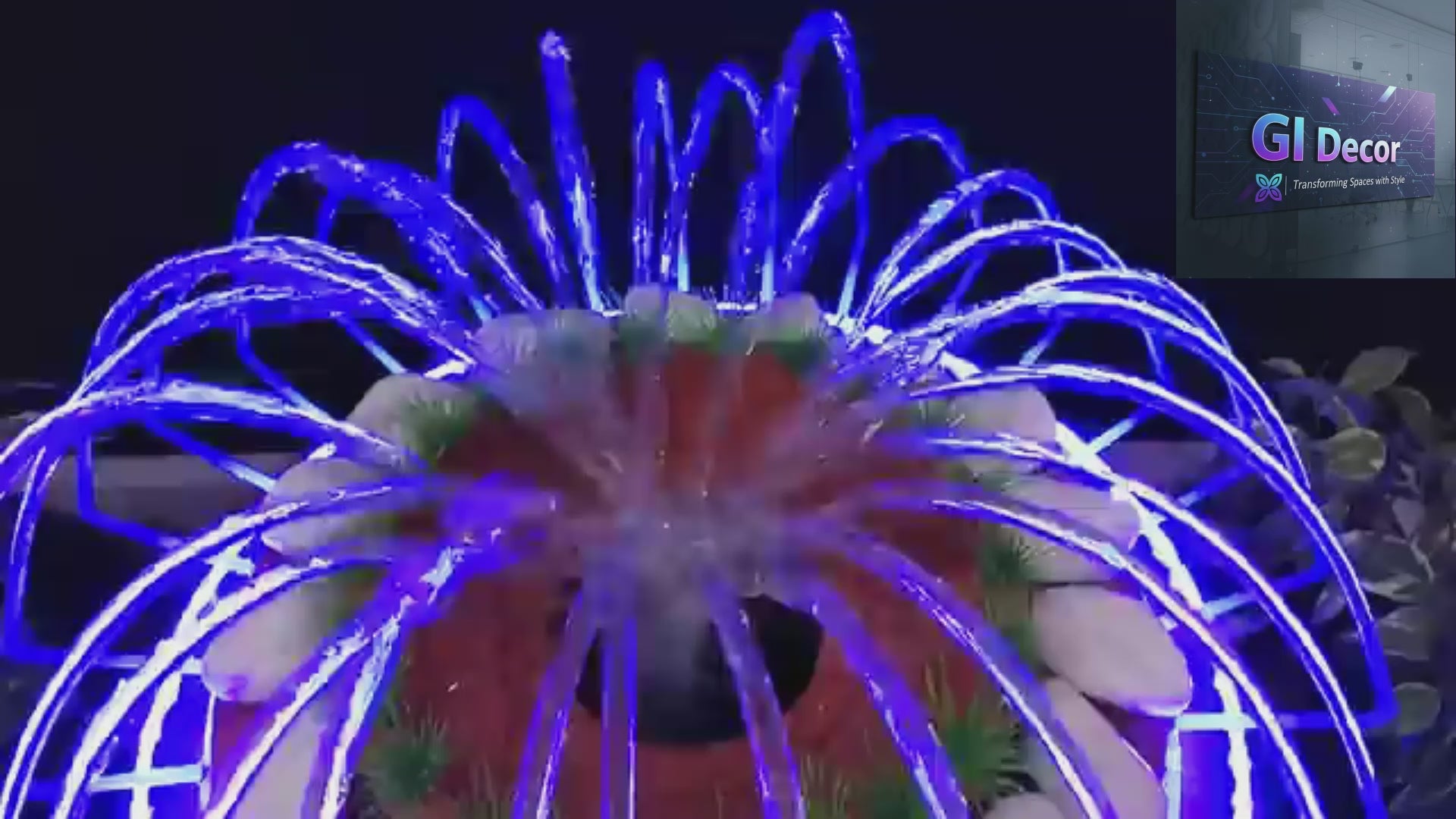 Celestial Dome LED Fountain